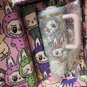 Stanley Pink and Multicolor Thermos